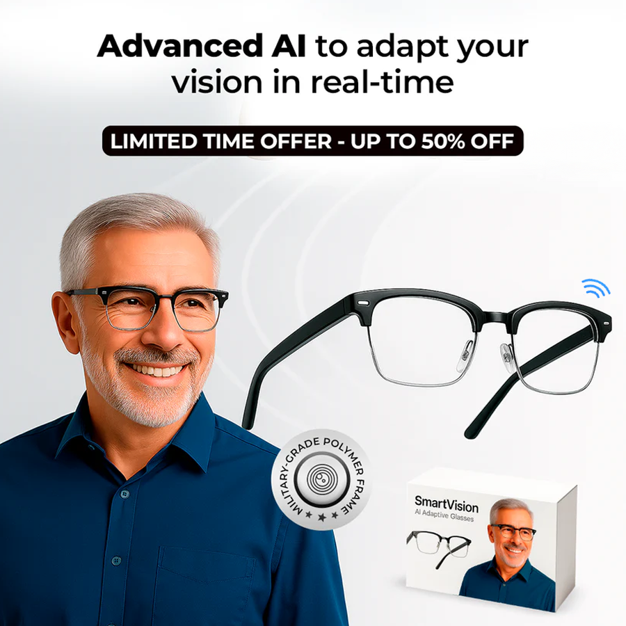 SmartVision AI Wireless Bluetooth Translation Glasses